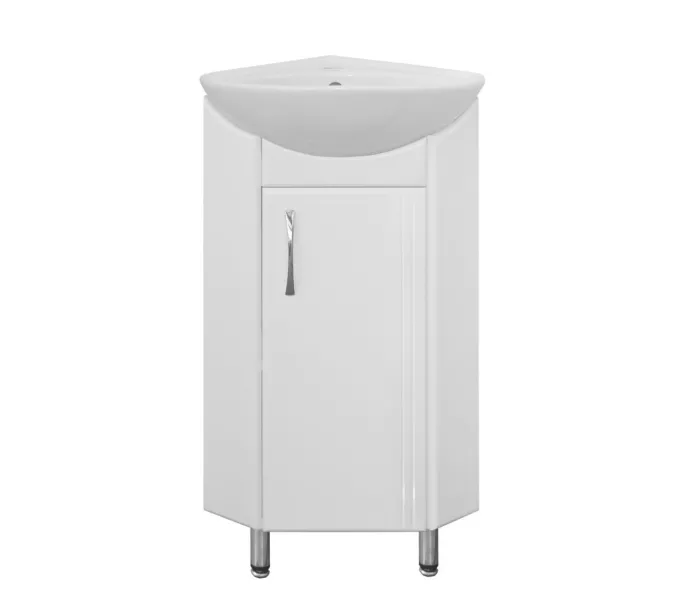 Тумба напольная угловая с раковиной Style Line Эко Стандарт Веер