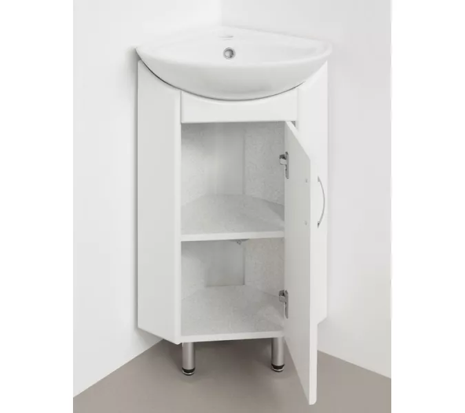 Тумба напольная угловая с раковиной Style Line Эко Стандарт Веер, изображение 5