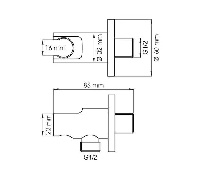 Подключение шланга WasserKRAFT Elbe 7400 A083, изображение 3
