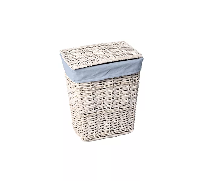Плетеная корзина для белья с крышкой WasserKRAFT Lippe WB-450-L