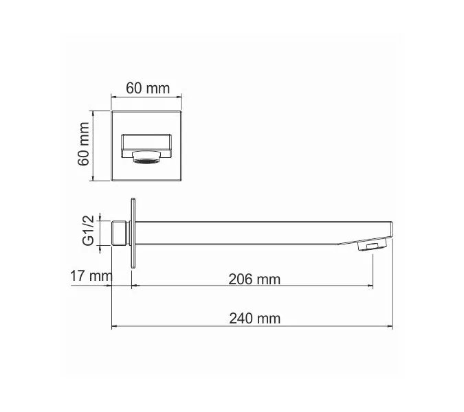 Излив WasserKRAFT Exter 1600 A107, изображение 3