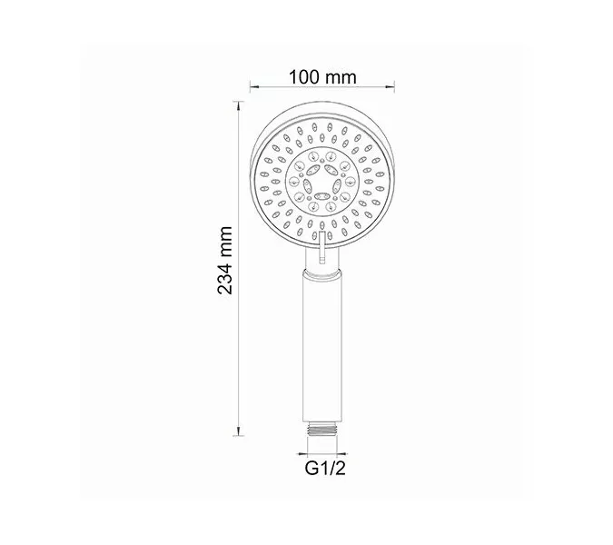 Лейка для душа WasserKRAFT A036, изображение 3