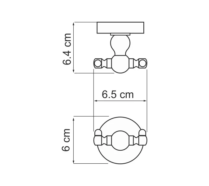 Крючок WasserKRAFT Aland  K-85023D, изображение 2