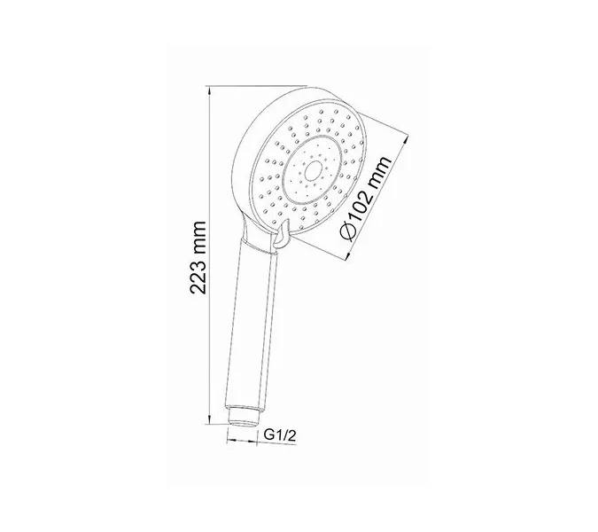 Лейка для душа WasserKRAFT A032, изображение 3
