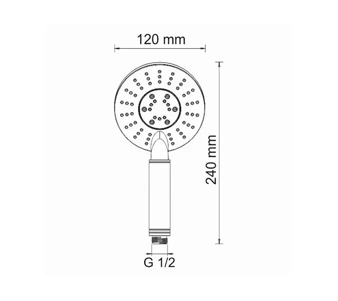 Лейка для душа WasserKRAFT A058, изображение 3