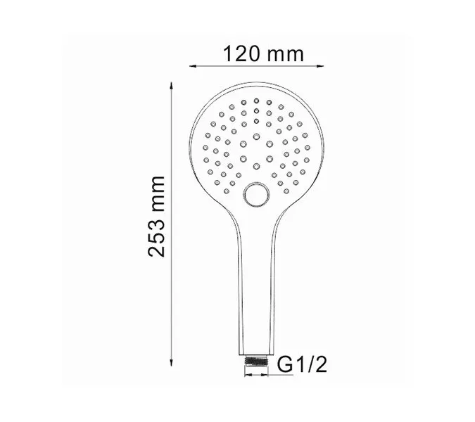 Лейка для душа WasserKRAFT A061, изображение 3
