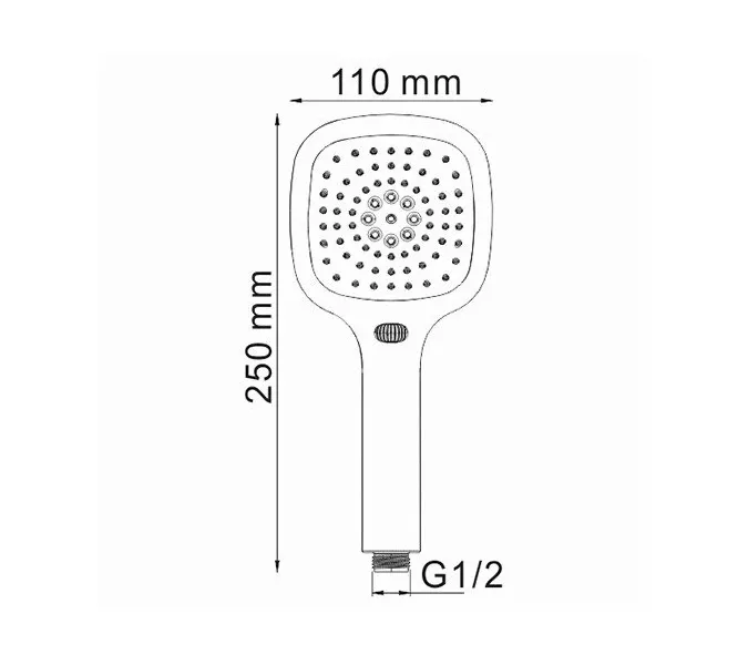 Лейка для душа WasserKRAFT A065, изображение 3
