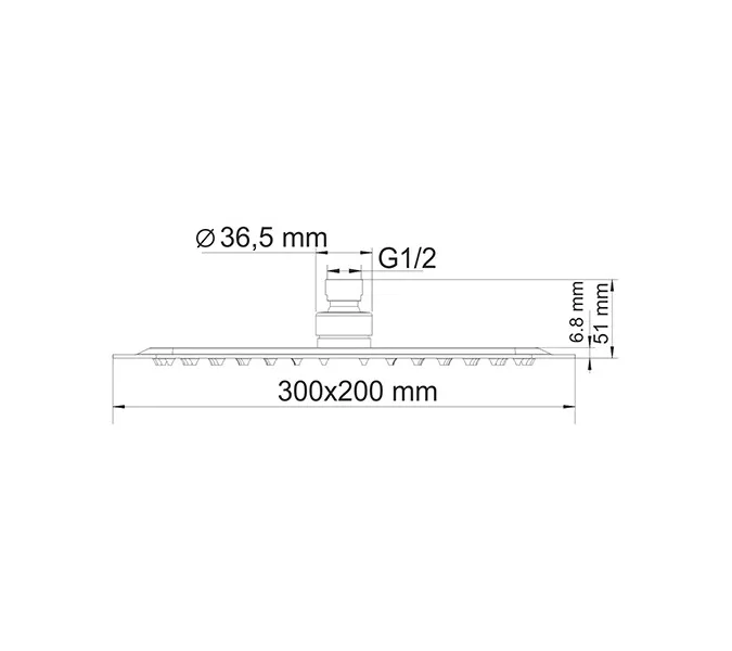 Душевая насадка WasserKRAFT  A069, изображение 3
