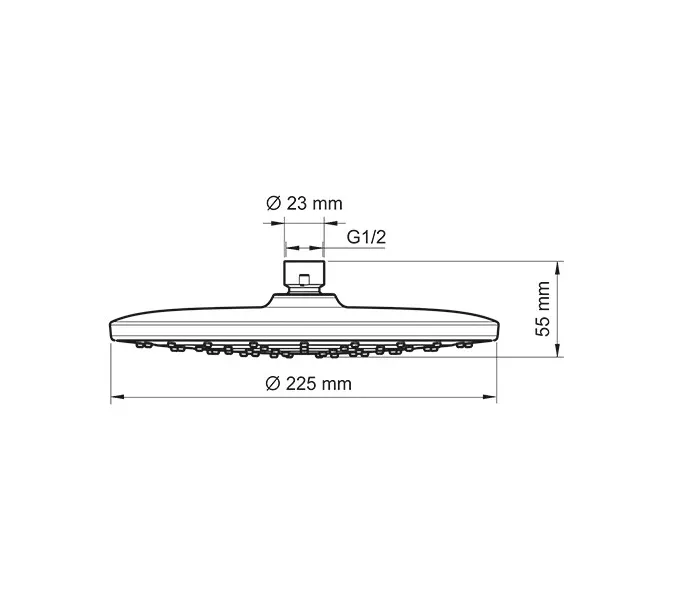 душевая насадка WasserKRAFT Elbe 7400 A077, изображение 3