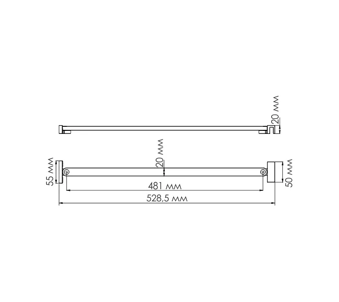 Фиксатор обратной панели WasserKRAFT Aller D103, изображение 2