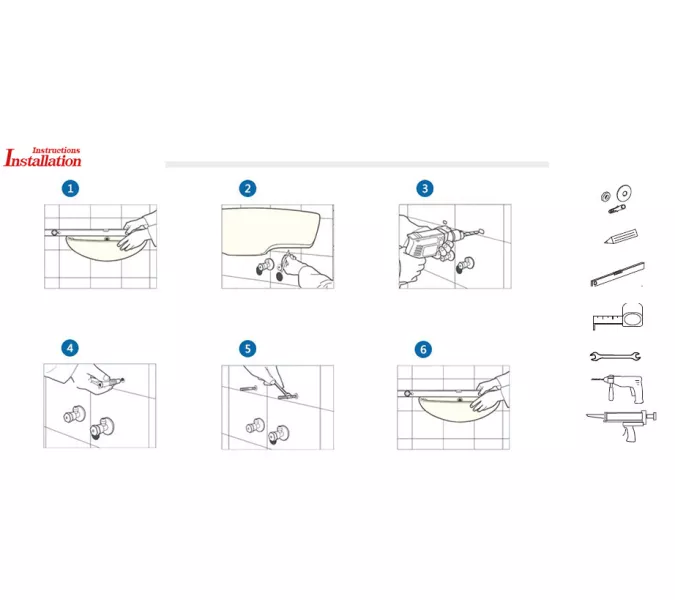 Раковина для ванной CeramaLux G-822, изображение 2