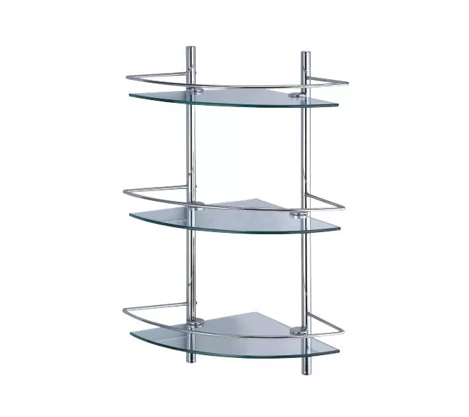 Полка стеклянная тройная WasserKRAFT  K-3133