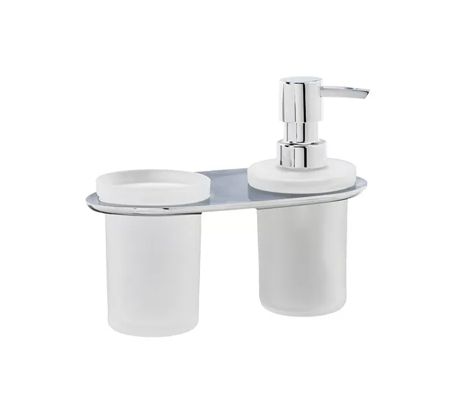 Держатель стакана и дозатора WasserKRAFT Kammel K-8389