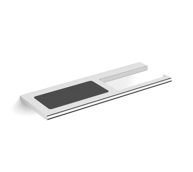 Бумагодержатель с полочкой для смартфона Black&White SN-8043