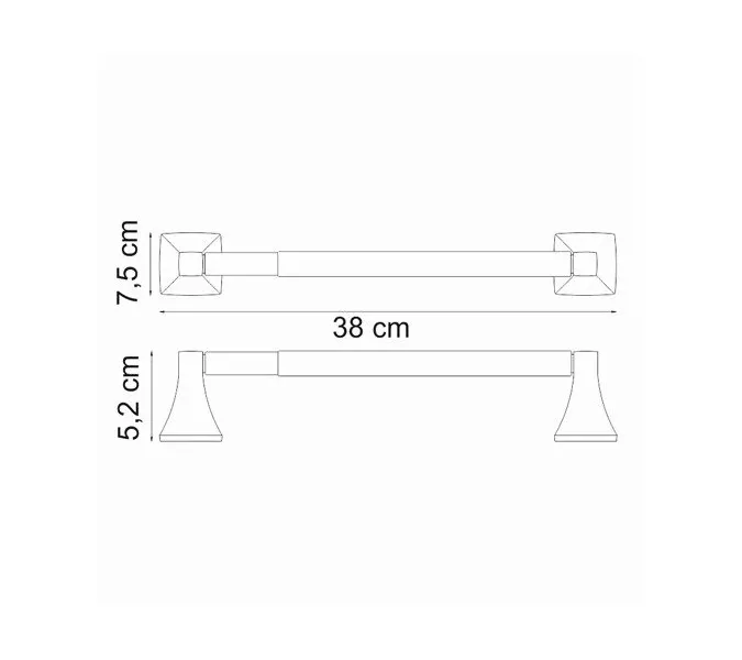 Держатель бумажных полотенец WasserKRAFT Wern K-2500 K-2591, изображение 3