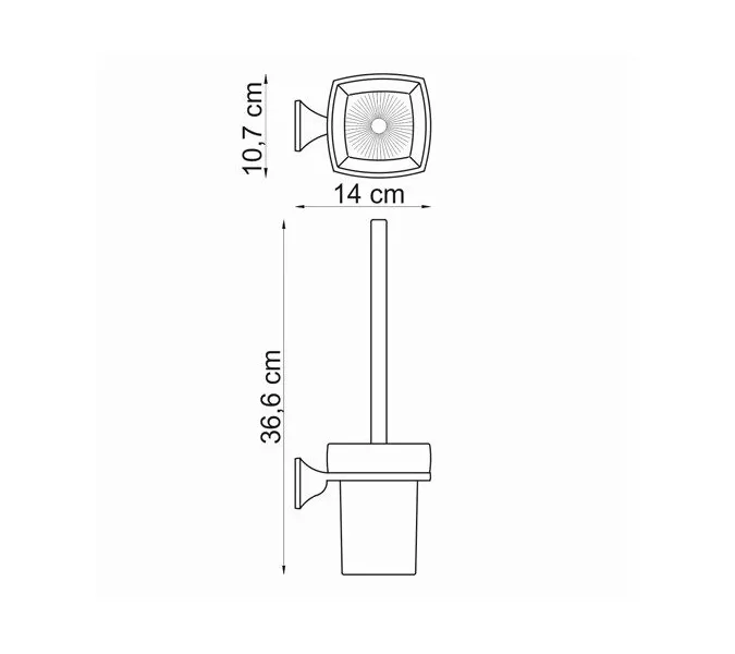 Щетка WasserKRAFT Wern K-2500 K-2527, изображение 3