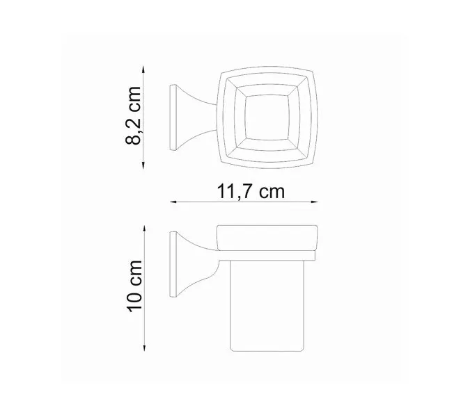 Стакан WasserKRAFT Wern K-2500 K-2528, изображение 3