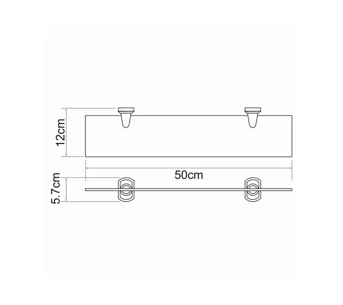 Полка WasserKRAFT Oder K-3000 K-3024, изображение 3