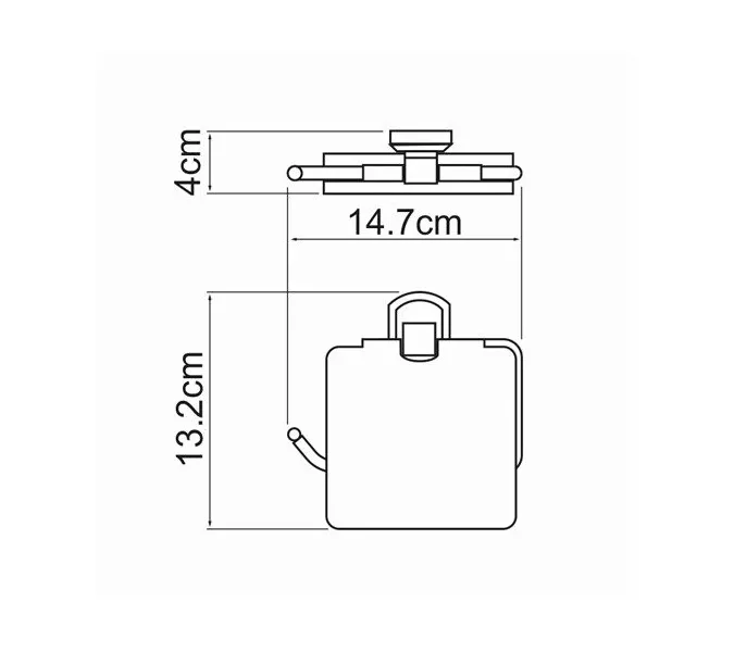 Держатель  туалетной бумаги WasserKRAFT Oder K-3000 K-3025, изображение 3