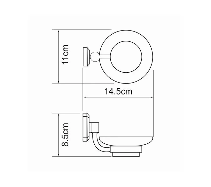 Мыльница WasserKRAFT Oder K-3000 K-3029, изображение 3