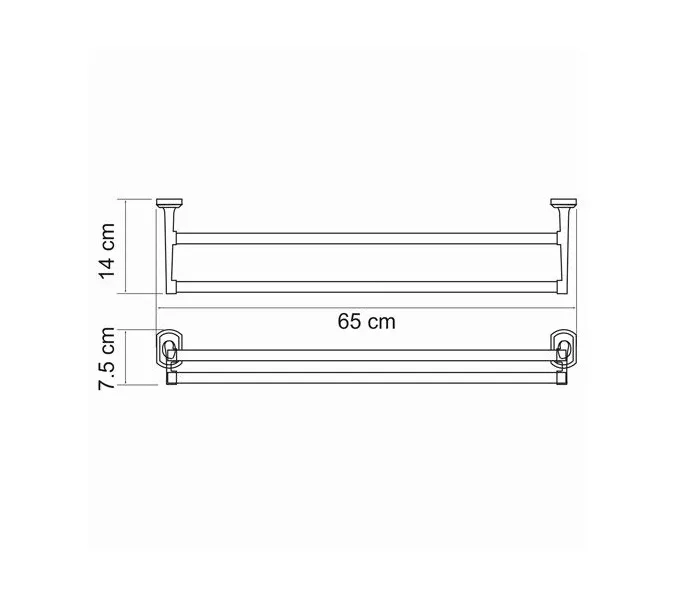 Держатель полотенца WasserKRAFT Oder K-3000 K-3040, изображение 3
