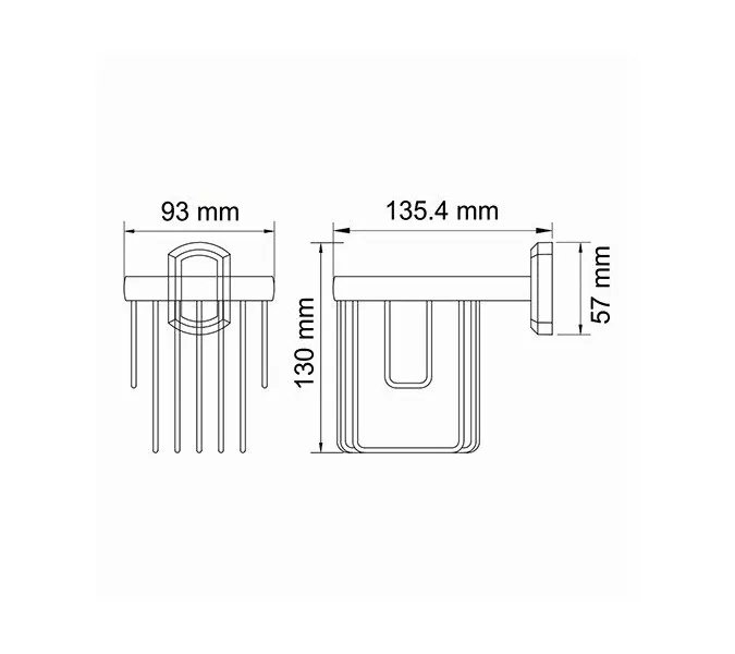 Держатель освежителя WasserKRAFT Oder K-3000 K-3045, изображение 3