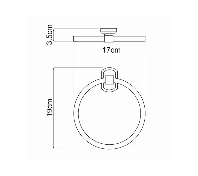 Держатель полотенца WasserKRAFT Oder  K-3060, изображение 3