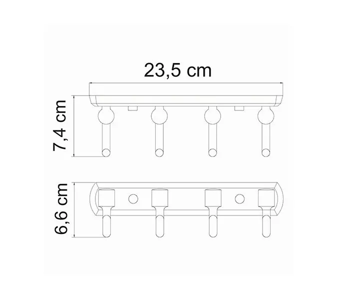 Вешалка  WasserKRAFT Oder  K-3074, изображение 3