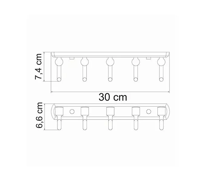 Вешалка WasserKRAFT Oder  K-3075, изображение 3