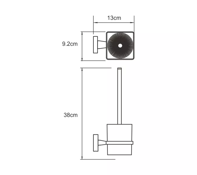 Щетка WasserKRAFT Dill K-3900 K-3927, изображение 3