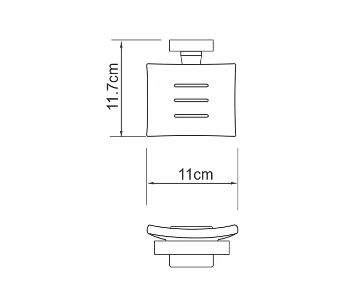 Мыльница WasserKRAFT Dill K-3900 K-3929, изображение 3