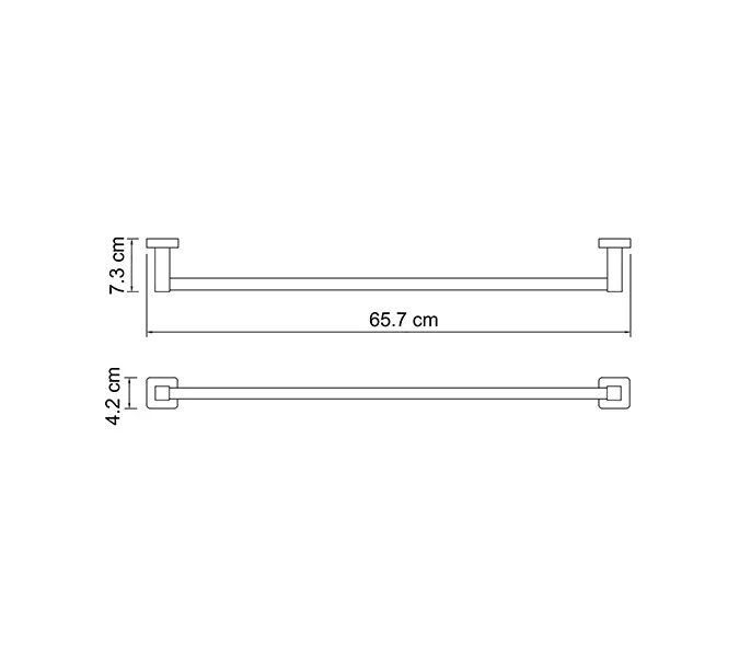 Держатель полотенец WasserKRAFT Dill K-3900 K-3930, изображение 3