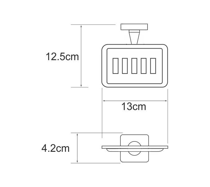 Мыльница WasserKRAFT Dill K-3900 K-3969, изображение 3