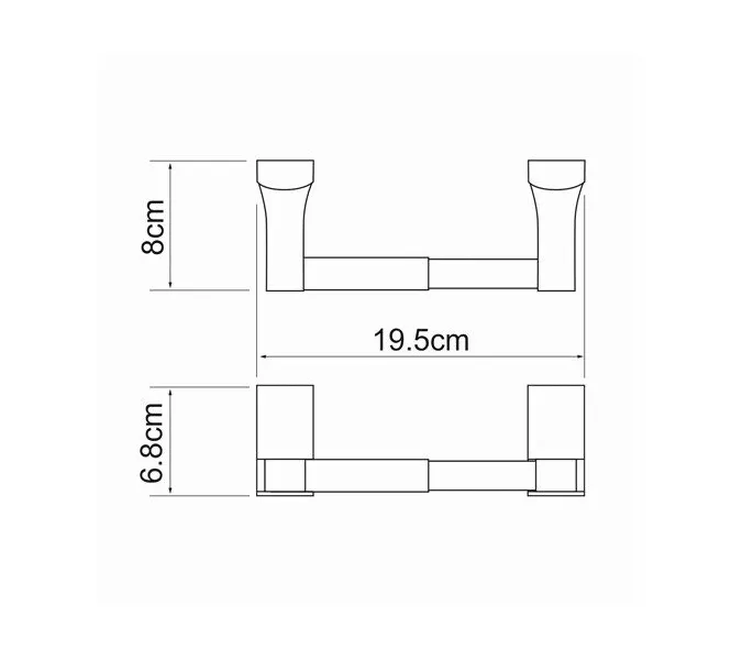 Держатель  туалетной бумаги WasserKRAFT Leine K-5000 K-5022, изображение 4