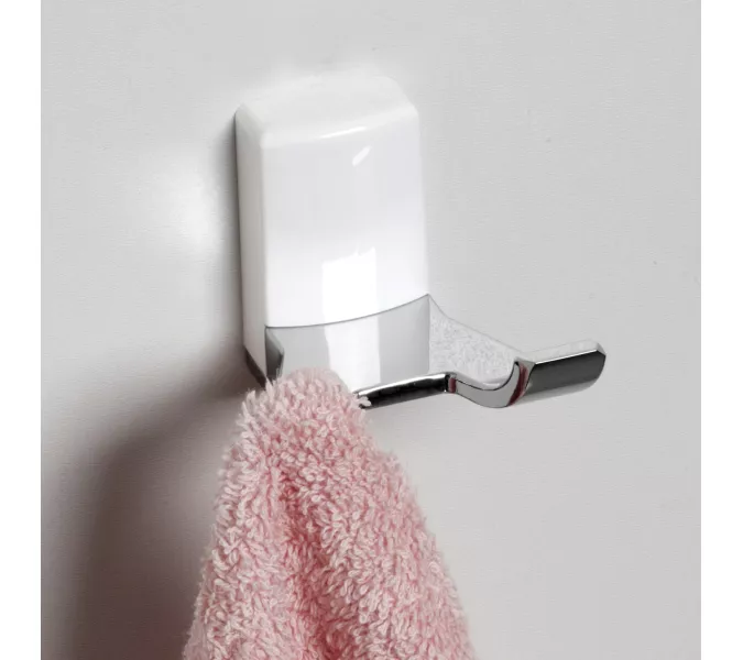 Крючок двойной WasserKRAFT Leine K-5023DWHITE, изображение 2