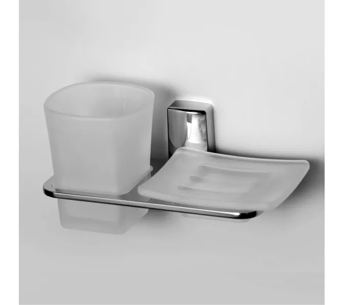 Держатель стакана и мыльницы WasserKRAFT  Leine K-5000 K-5026, изображение 2