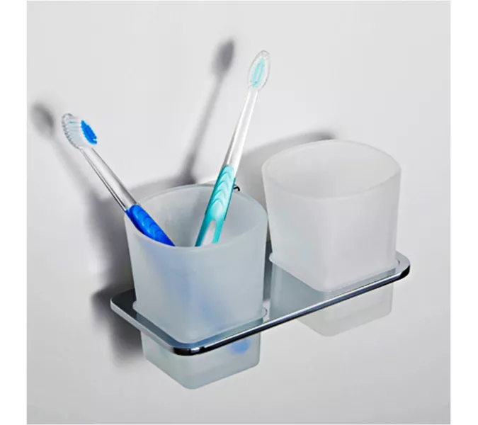 Стакан двойной WasserKRAFT Leine K-5000 K-5028D, изображение 3