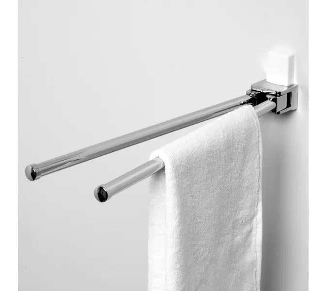 Держатель полотенца двойной WasserKRAFT  Leine K-5031WHITE, изображение 2