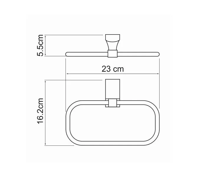 Держатель  полотенец  WasserKRAFT Leine  K-5060, изображение 4
