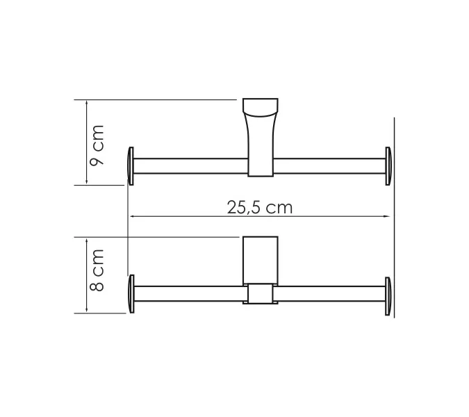 Держатель  туалетной бумаги WasserKRAFT Leine K-5000 K-5096D, изображение 4