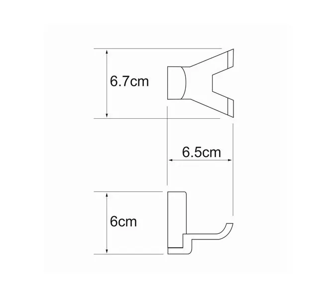 Крючок WasserKRAFT Exter K-5200 K-5223D, изображение 4