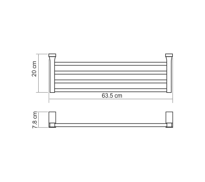 Полка WasserKRAFT Lopau K-6000 K-6011, изображение 3