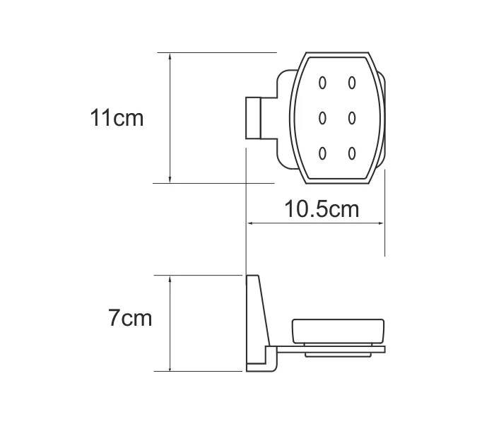 Мыльница WasserKRAFT Lopau K-6000 K-6029, изображение 3