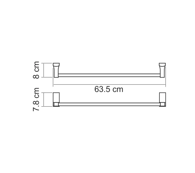 Держатель  полотенец  WasserKRAFT Lopau K-6000 K-6030, изображение 3