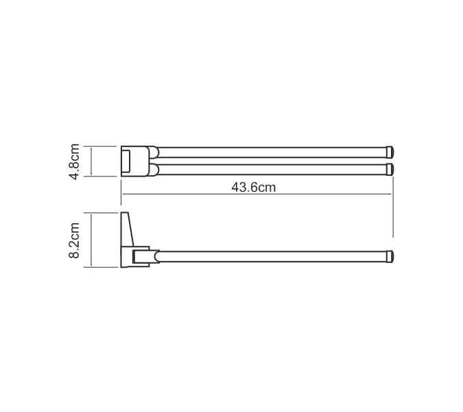 Держатель полотенец WasserKRAFT Lopau K-6000 K-6031, изображение 3