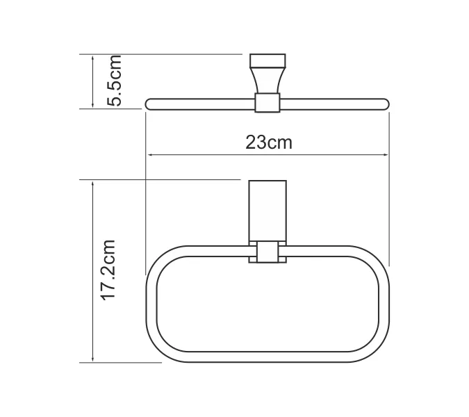 Держатель  полотенец  WasserKRAFT Lopau  K-6060, изображение 3