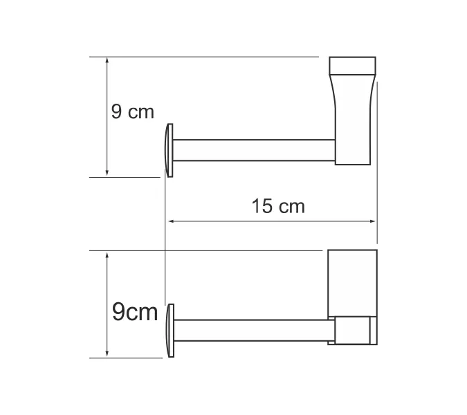 Держатель туалетной бумаги WasserKRAFT Lopau K-6000 K-6096, изображение 3