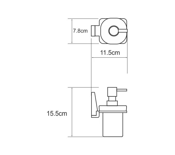 Дозатор для жидкого мыла WasserKRAFT  Lopau K-6000 K-6099, изображение 3