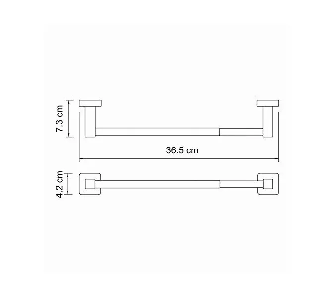 Держатель бумажных полотенец WasserKRAFT Lippe K-6500 K-6591, изображение 3