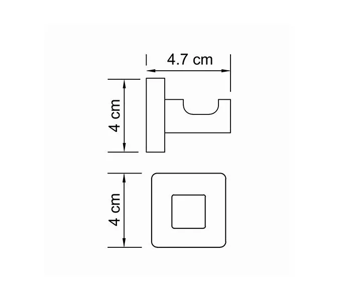 Крючок WasserKRAFT Lippe K-6500 K-6523, изображение 3